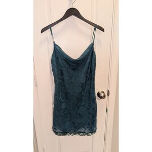 Rewind Slip Dress New Green‎ Large Floral